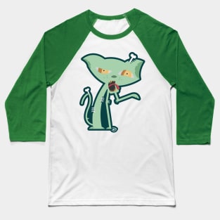 The Zombie Cat Baseball T-Shirt